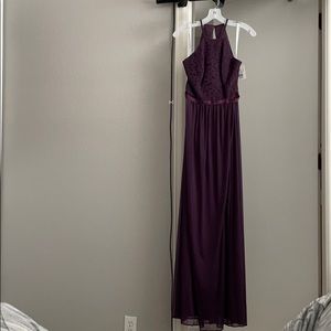 Plum colored prom/bridesmaid dress